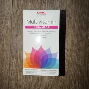 GNC Women's Multivitamin Ultra Mega Caplets - 180 Count BB 11/26